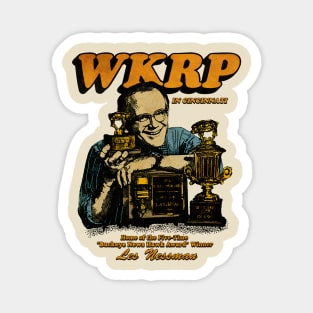 WKRP HOME OF THE FIVE TIME Magnet