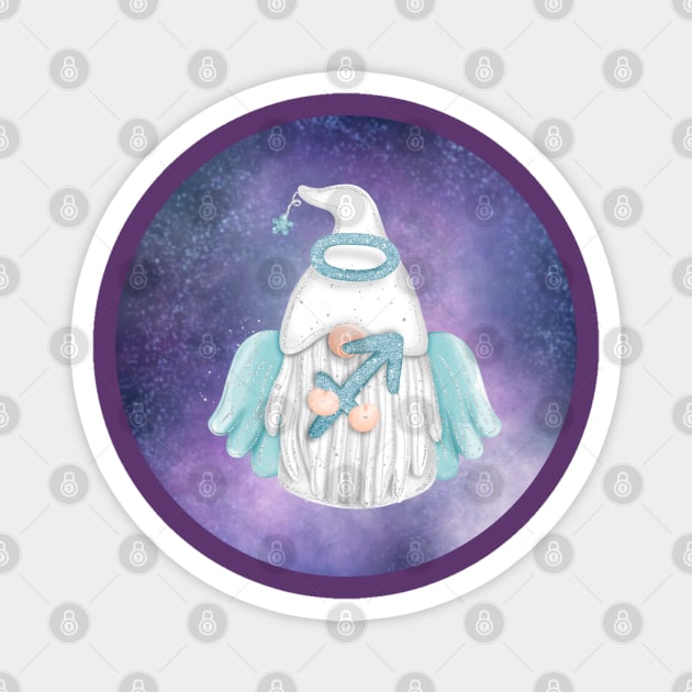 Angel Astro Gnomes Sagittarius Magnet by PurpleSpiritZone