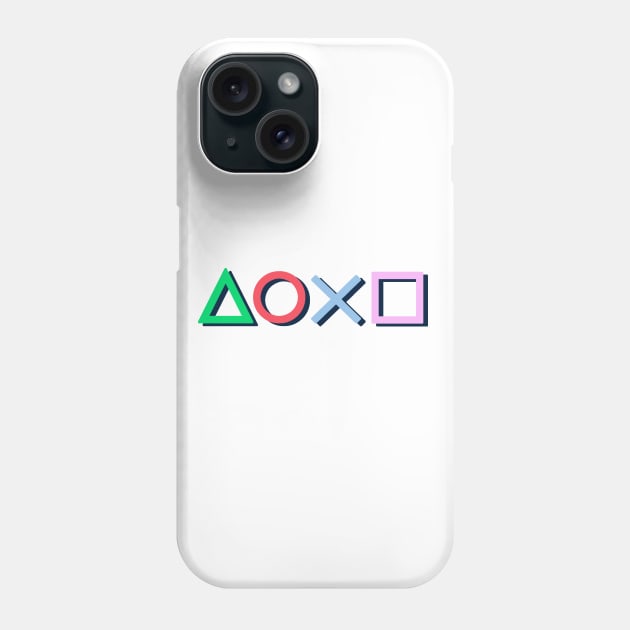 Playstation Controller Buttons Phone Case by allysontx