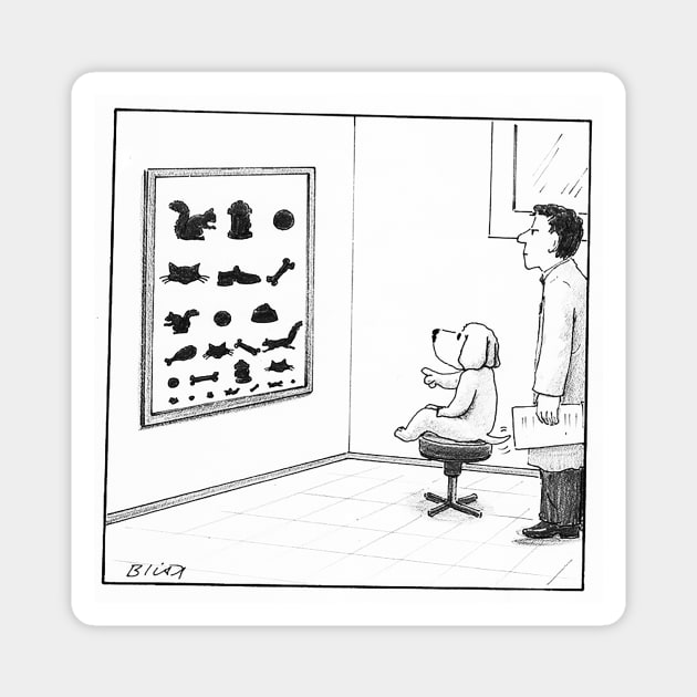 Eye Test Magnet by blisscartoons