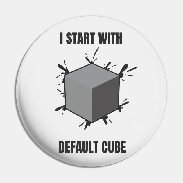 Default Cube Pin by retroshaper