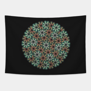 Floral wreath Tapestry