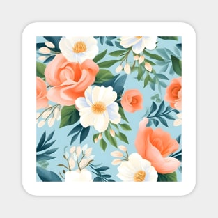 Wedding Flowers Pattern 18 Magnet