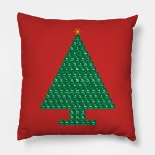 Oh Chemistree - Periodic Table Christmas Tree Pillow