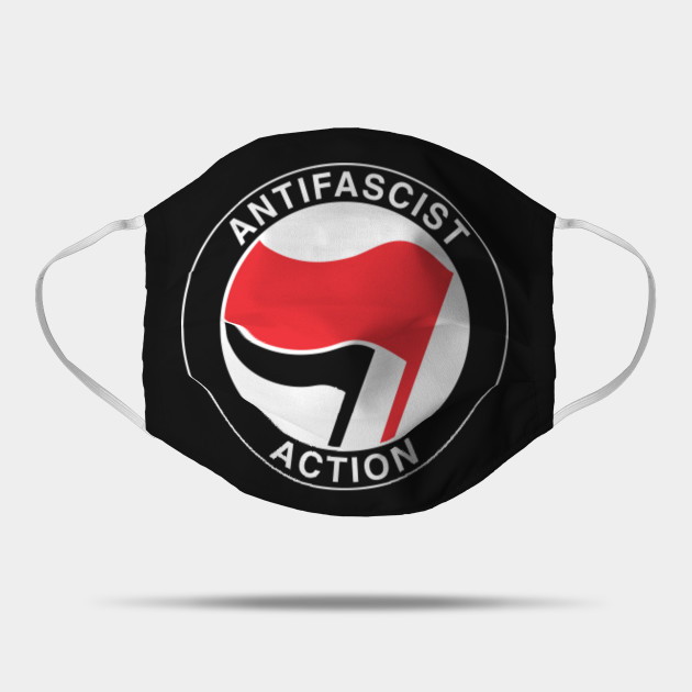 Antifascist Flag Antifa Antiracism Antifascist Resitance Antifa Maske Teepublic De