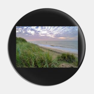 Cart Gap beach in Norfolk from the dunes Pin