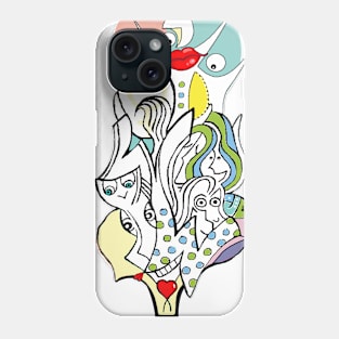 WW freedom doodleflow Phone Case