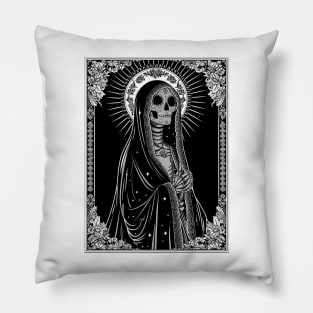 Virgen de Guadalupe Calavera Pillow