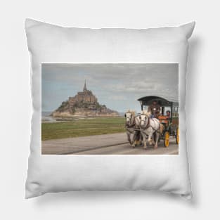 Mont Saint Michel & the Hippomobile Pillow