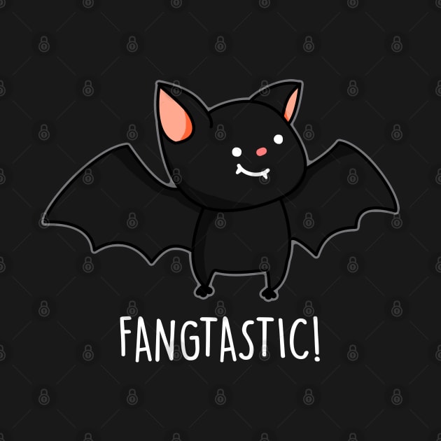 Fangtastic Cute Bat Pun by punnybone