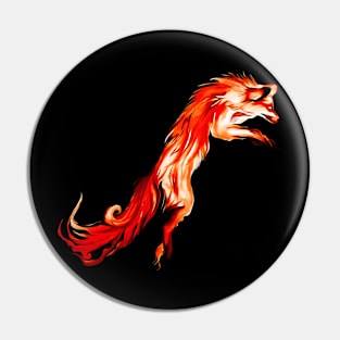 Jumping Fox Pin