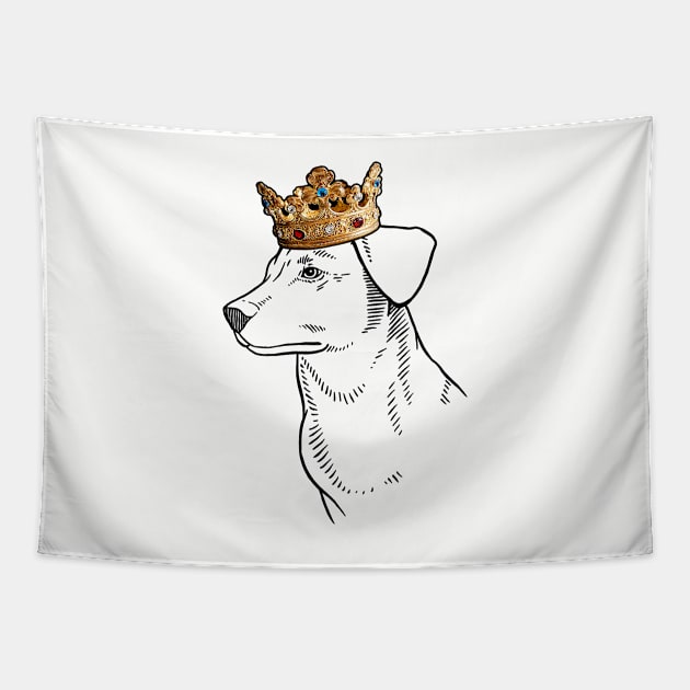 Corgidor Dog King Queen Wearing Crown Tapestry by millersye