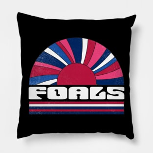 Foals Proud Name Personalized Retro Flowers Beautiful Pillow