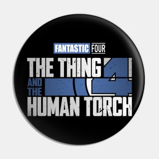 The Thing and The Human Torch Pin