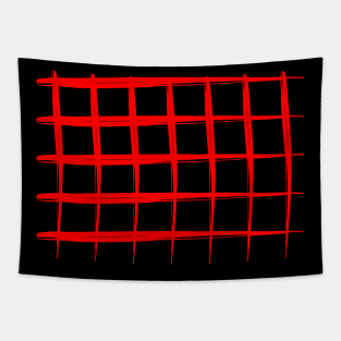 Red Stripes Tapestry