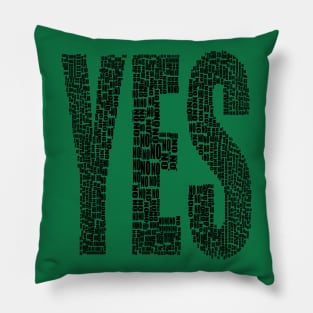 YES NO Pillow