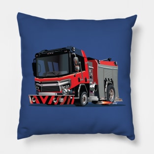 Cartoon firetruck Pillow