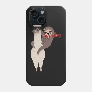 Llama sloth Funny Phone Case