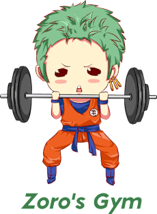 Zoro's Gym Magnet