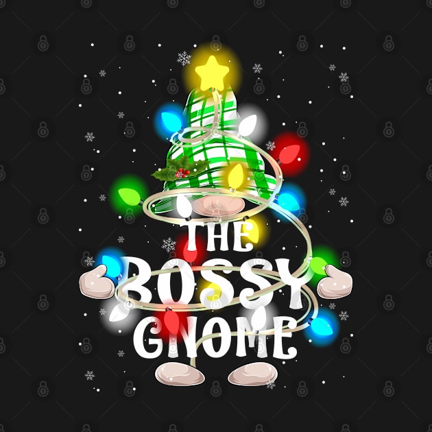 The Bossy Gnome Christmas Matching Family Shirt by intelus