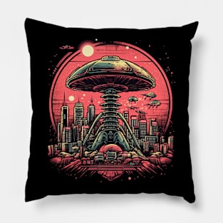 Alien City Pillow