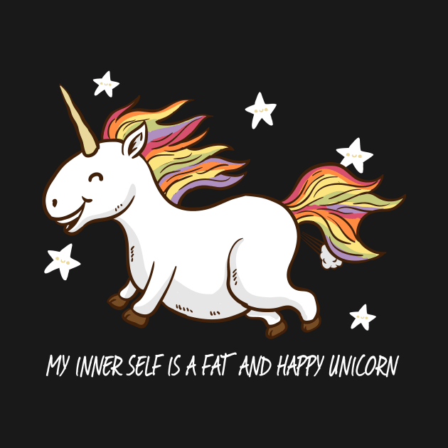 The fat and happy Unicorn by Zuki