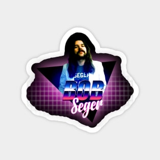 Robert Clark Seger  // Retro Style 80'S Magnet