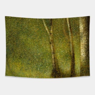 The Forest at Pontaubert by Georges-Pierre Seurat Tapestry