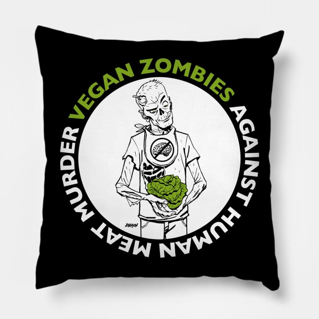 Vegan Zombie Pillow by guestc8t7t0246bhklf69btvd