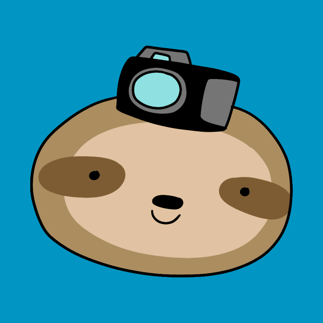 Camera Sloth Face by saradaboru