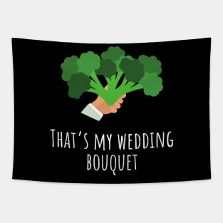 Broccoli funny vegan Tapestry