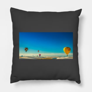 White Sands Hot Air Balloon Invitational Pillow
