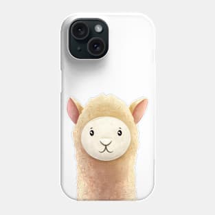 Alpaca cartoon Phone Case