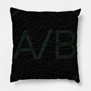 A/B Broken Logo Pillow