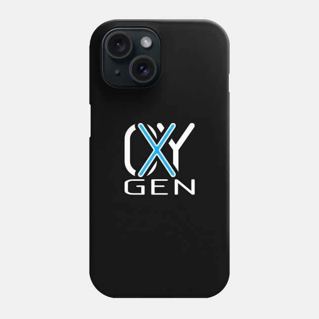 03 - OXYGEN Phone Case by SanTees