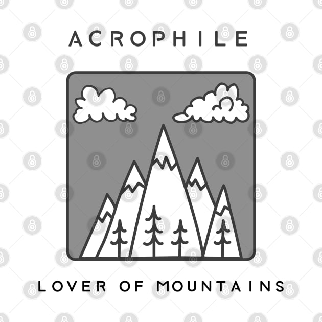 ACROPHILE - Lover of Mountains by barn-of-nature