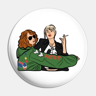 Ab Fab - Edina & Patsy Pin