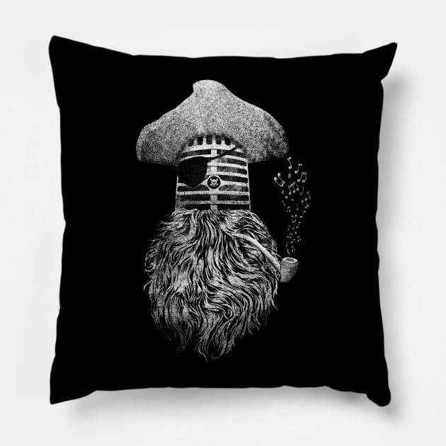 Pirate Music Pillow by victorcalahan