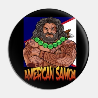 American Samoa Samoan Flag Polynesian Pride Pin