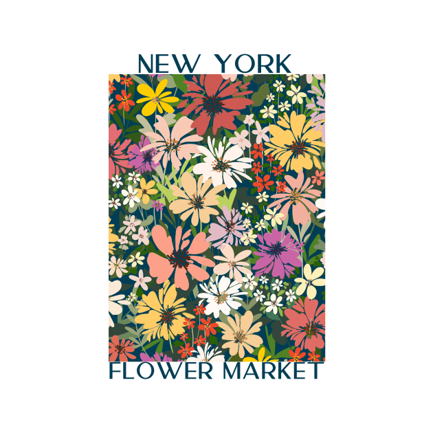 Abstract Flower Market Illustration 25 by gusstvaraonica