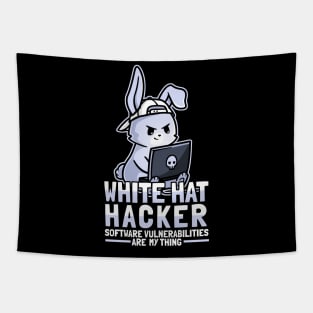 White Hat Hacker Ethical Hacking Cute Tapestry