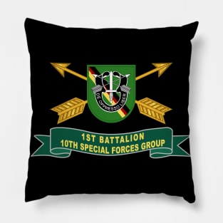 1st Battalion, 10th Special Forces Group - 2 Rows Cbo - Flash w Br - Ribbon X 300 Pillow