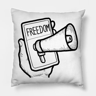 Freedom of Speech Internet Pillow