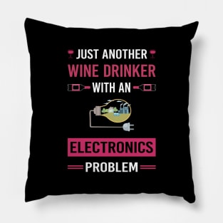 Wine Drinker Electronics Pillow