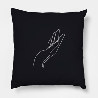 Awesome Line Art Design Pillow