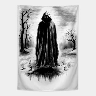 Mysterious Figure Tapestry