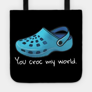 You croc my world 1 Tote