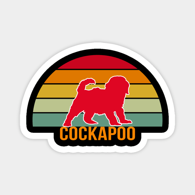 Cockapoo Vintage Silhouette Magnet by khoula252018