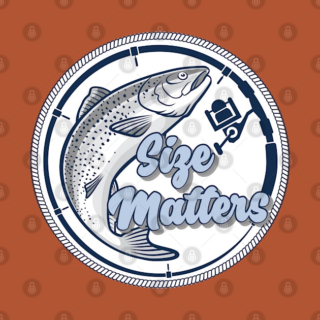 Size Matters Fishing Shirt by TipsyCurator