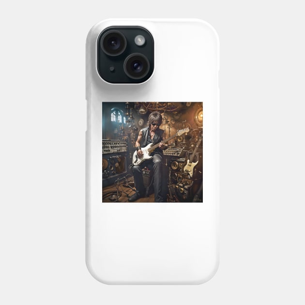 Jeff Beck Steampunk Phone Case by IconsPopArt